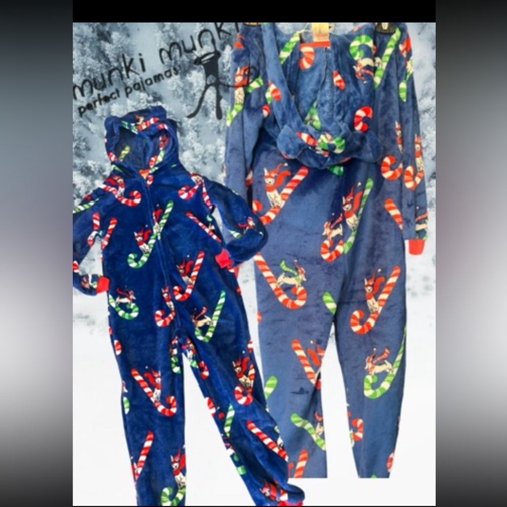 Ohhh so soft Christmas pajamas with hood